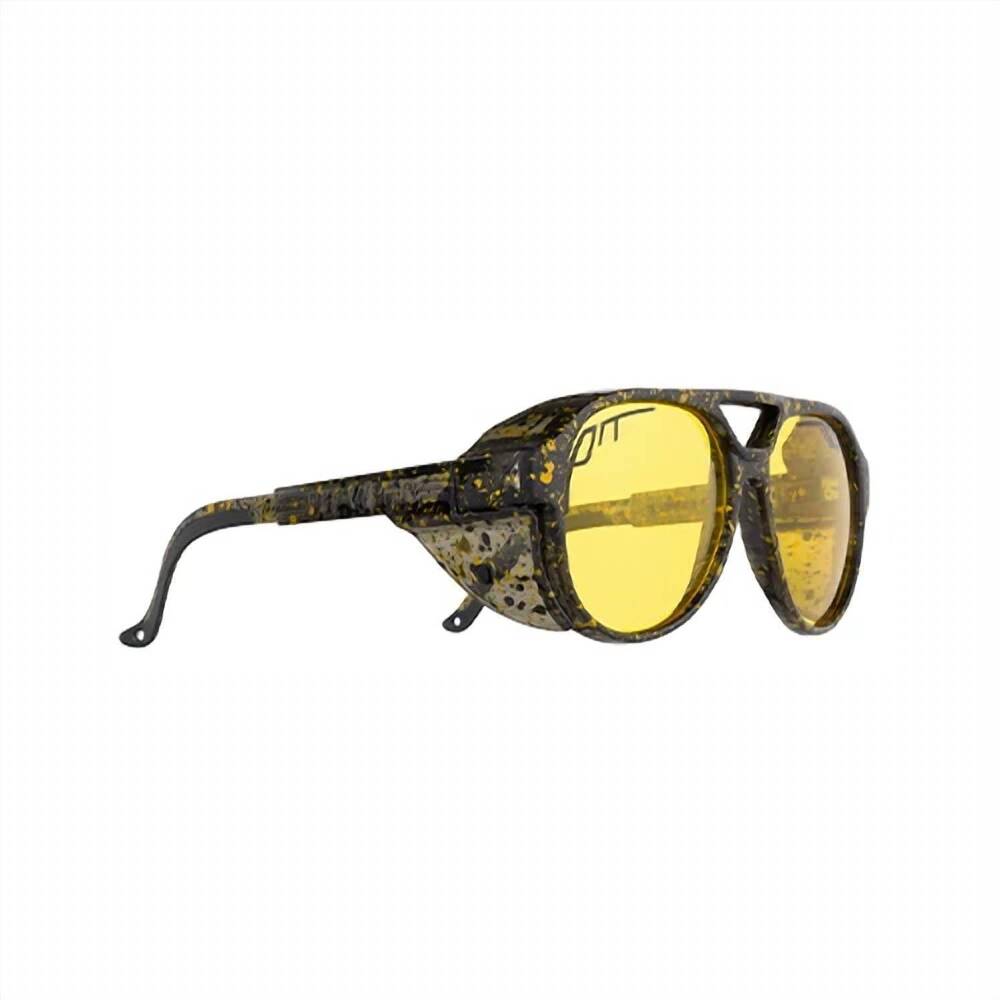 NEW PIT VIPER unisex - crossfire exciters sunglasses in yellow
